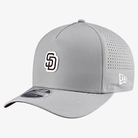 Men's New Era  Gray San Diego Padres Micro Logo 9FORTY M-Crown A-Frame Adjustable Hat