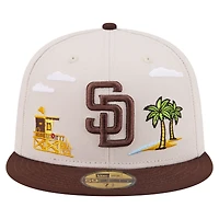 Men's New Era  Khaki San Diego Padres City Icon 59FIFTY Fitted Hat