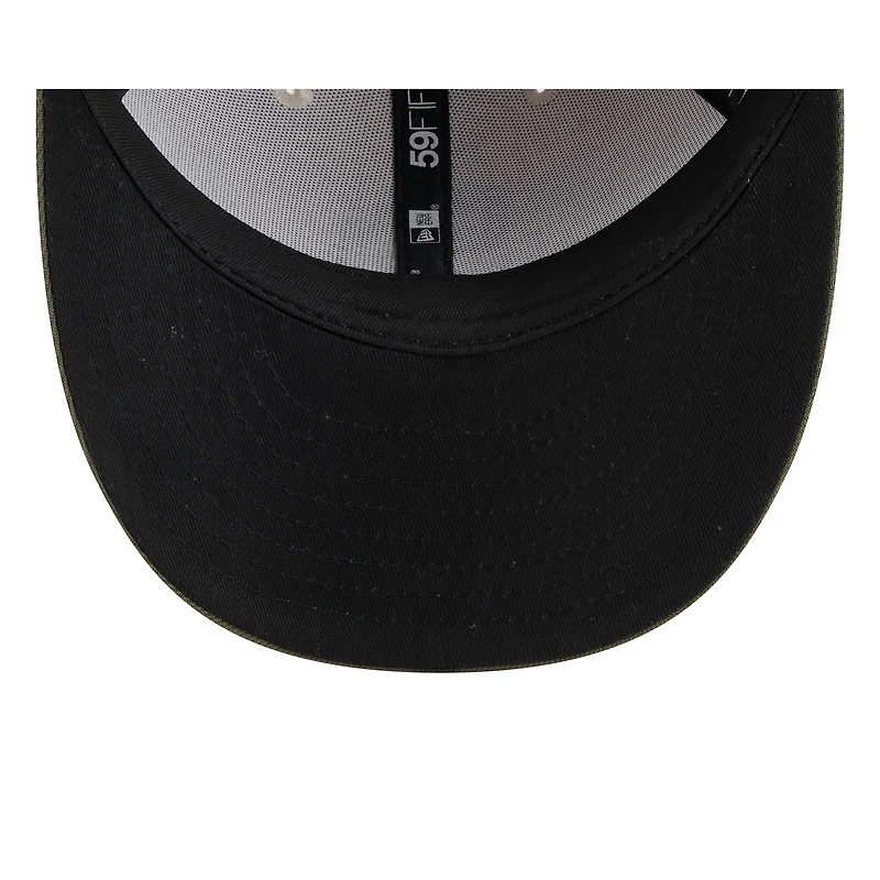 Men's New Era Light Beige/Olive San Diego Padres 2025 Armed Forces Day Low Profile 59FIFTY Fitted Hat