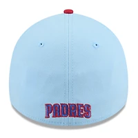 Men's New Era Light Blue/Red San Diego Padres 2025 Fourth of July 39THIRTY Flex Hat