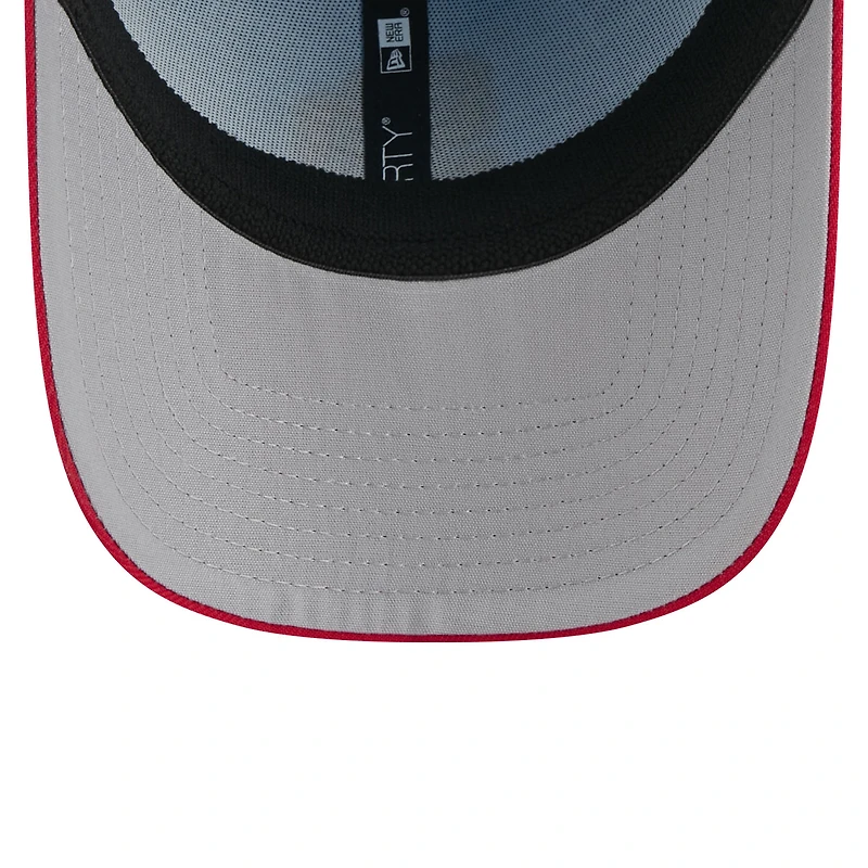 Casquette New Era 39THIRTY Flex bleu clair/rouge pour homme des Padres de San Diego 2025, 4 juillet