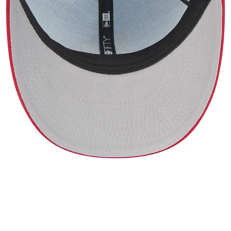 Casquette New Era 59FIFTY ajustée bleu clair/rouge pour homme des Padres de San Diego 2025, édition 4 juillet