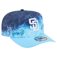 Men's New Era  Light Blue San Diego Padres Deep Water Pre-Curved 9FIFTY A-Frame Snapback Hat