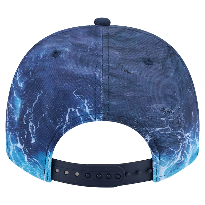 Casquette snapback New Era 9FIFTY A-Frame pré-courbée, bleu clair, San Diego Padres, pour homme