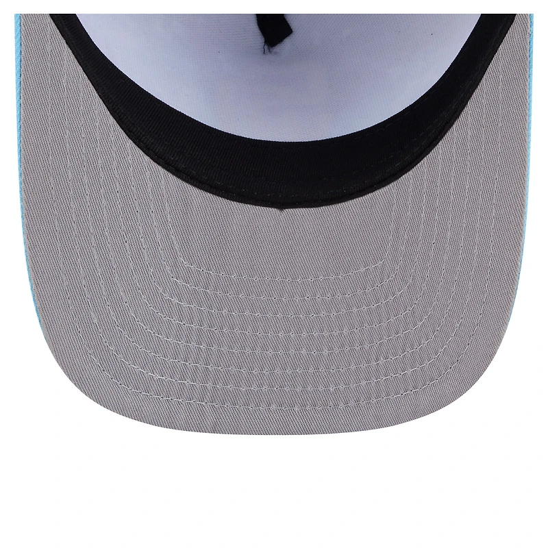 Casquette snapback New Era 9FIFTY A-Frame pré-courbée, bleu clair, San Diego Padres, pour homme