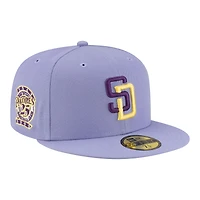 Men's New Era Light Purple San Diego Padres Lavender Bloom 59FIFTY Fitted Hat