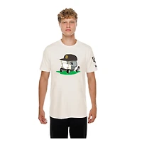 Men's New Era  Natural San Diego Padres Golf Mascot T-Shirt