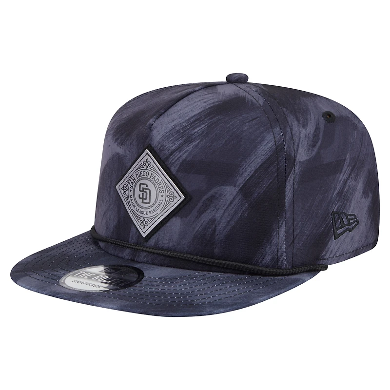 Casquette de golf à imprimé San Diego Padres New Era bleu marine pour homme