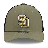 Men's New Era  Olive San Diego Padres 2026 Armed Forces Day 39THIRTY M-Crown Flex Hat