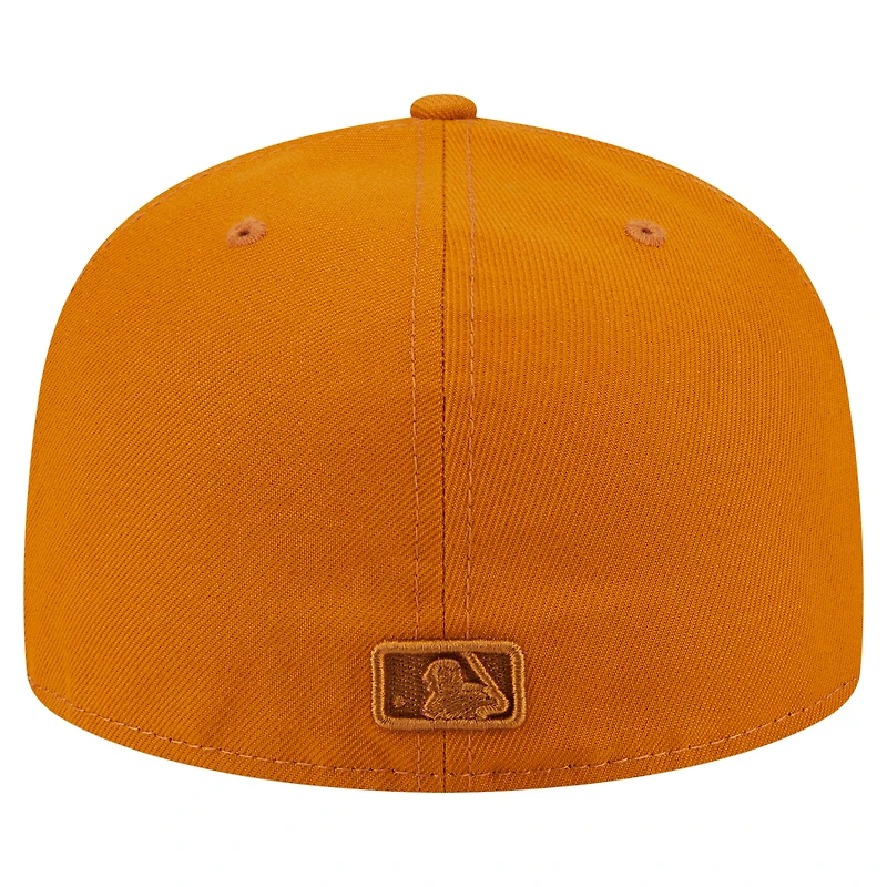 Casquette ajustée A-Frame 59FIFTY orange New Era pour homme, pack couleur des Padres de San Diego