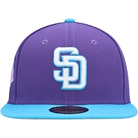 Casquette ajustée 59FIFTY San Diego Padres Vice pour homme New Era violette
