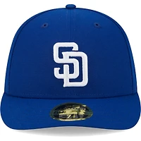 Casquette ajustée 59FIFTY à profil bas avec logo Royal San Diego Padres New Era pour homme