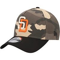 Casquette ajustable 9FORTY A-Frame San Diego Padres Camo Crown New Era pour hommes
