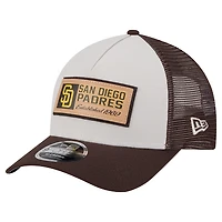 Casquette camionneur 9FORTY New Era Stone/Brown San Diego Padres pour homme