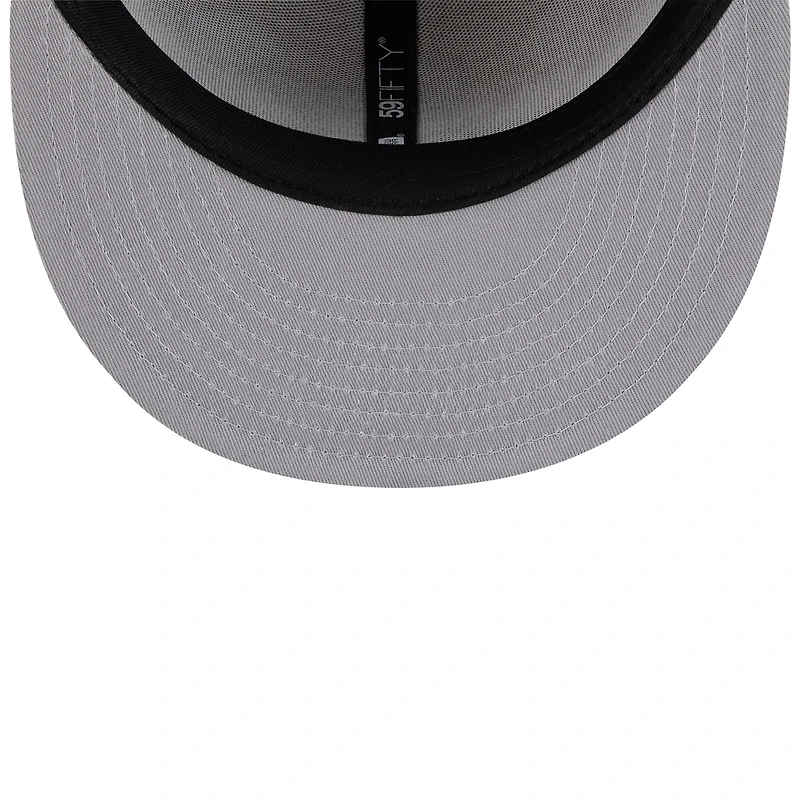 Men's New Era Tan San Diego Padres Fruit Sticker 59FIFTY Fitted Hat
