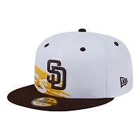 Men's New Era White/Brown San Diego Padres 9FIFTY Snapback Hat