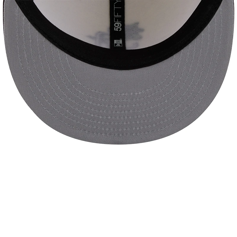Men's New Era White/Brown San Diego Padres Blossom 59FIFTY Fitted Hat