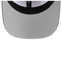 Casquette ajustable New Era 9SEVENTY blanche/marron pour homme, motif Established Patch des Padres de San Diego