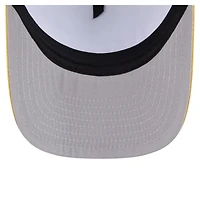 Men's New Era  White/Gold San Diego Padres Foodie A-Frame 9FIFTY Trucker Snapback Hat