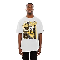 T-shirt New Era blanc à grand imprimé San Diego Padres pour homme