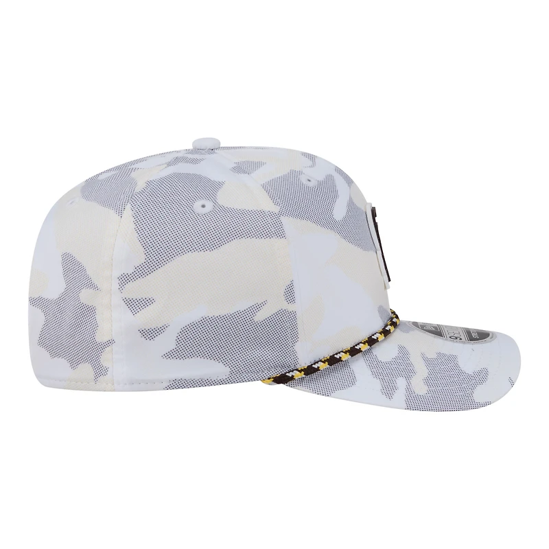 Men's New Era White San Diego Padres Camo Rope COOLERA 9SEVENTY Adjustable Hat