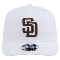 Casquette ajustable New Era blanche San Diego Padres COOLERA 9SEVENTY pour homme