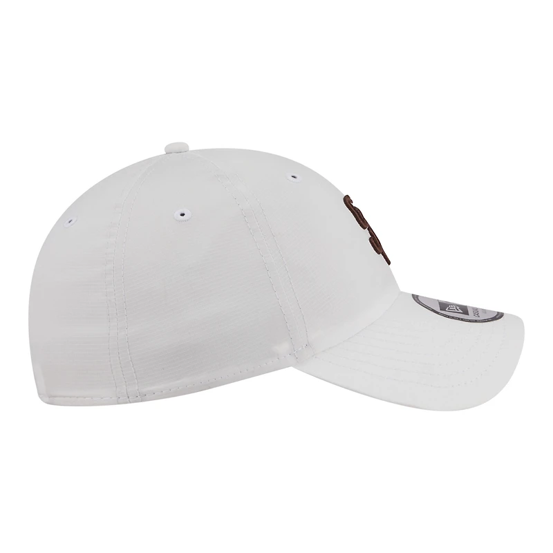 Casquette New Era blanche San Diego Padres Ripstop classique et ajustable pour homme