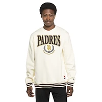Sweat-shirt rétro New Era blanc pour homme