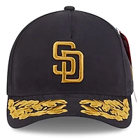 Casquette ajustable A-Frame 9FORTY noire New Era x Alpha Industries pour homme, des Padres de San Diego