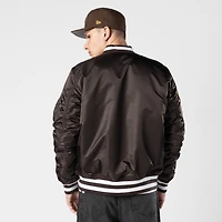 Blouson aviateur zippé marron New Era x Alpha Industries pour homme des Padres de San Diego