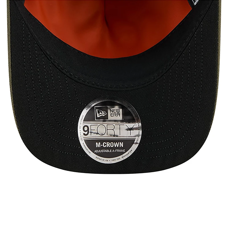 Casquette ajustable A-Frame 9FORTY olive New Era x Alpha Industries pour homme