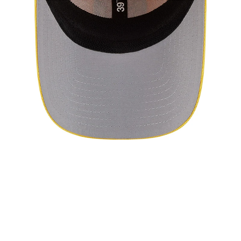 Casquette d'entraînement au bâton City Connect 39THIRTY Flex jaune New Era pour homme, Padres de San Diego