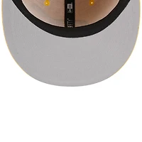 Casquette d'entraînement au bâton New Era 59FIFTY jaune City Connect des Padres de San Diego pour homme