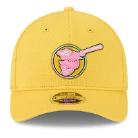 Casquette ajustable 9FORTY M-Crown jaune New Era pour homme, San Diego Padres City Connect Batting Practice