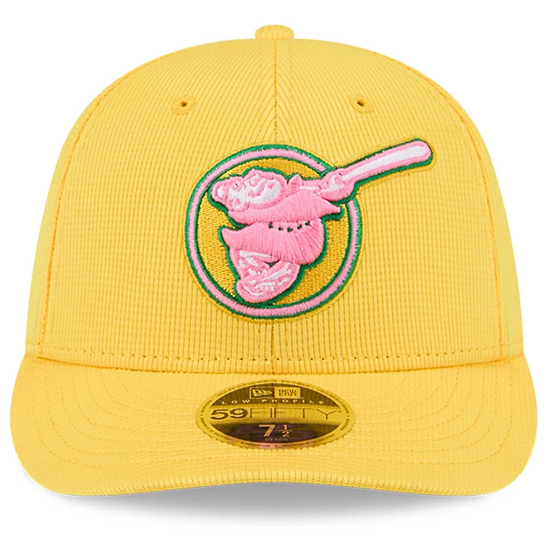 Men's New Era Yellow San Diego Padres City Connect Batting Practice Low Profile 59FIFTY Fitted Hat