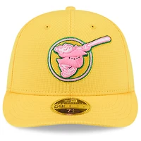 Men's New Era Yellow San Diego Padres City Connect Batting Practice Low Profile 59FIFTY Fitted Hat