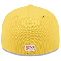 Men's New Era Yellow San Diego Padres City Connect Batting Practice Low Profile 59FIFTY Fitted Hat
