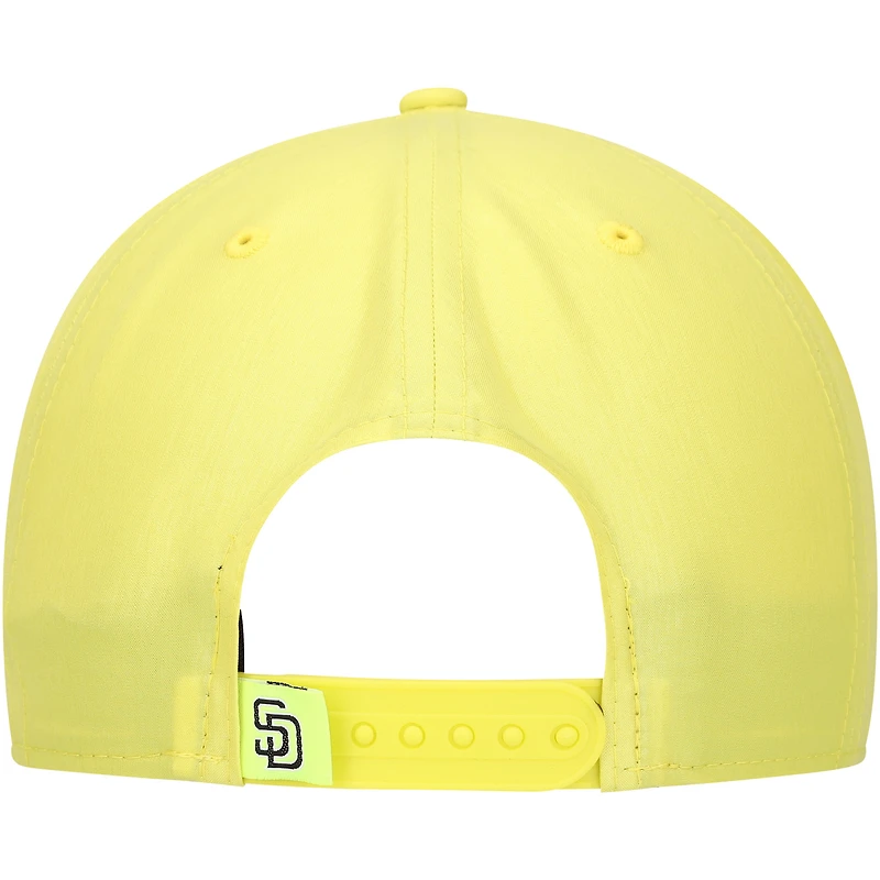 Casquette Snapback jaune San Diego Padres Golfer New Era pour hommes