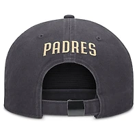 Casquette ajustable Nike Monotone Pro Anthracite des Padres de San Diego pour homme