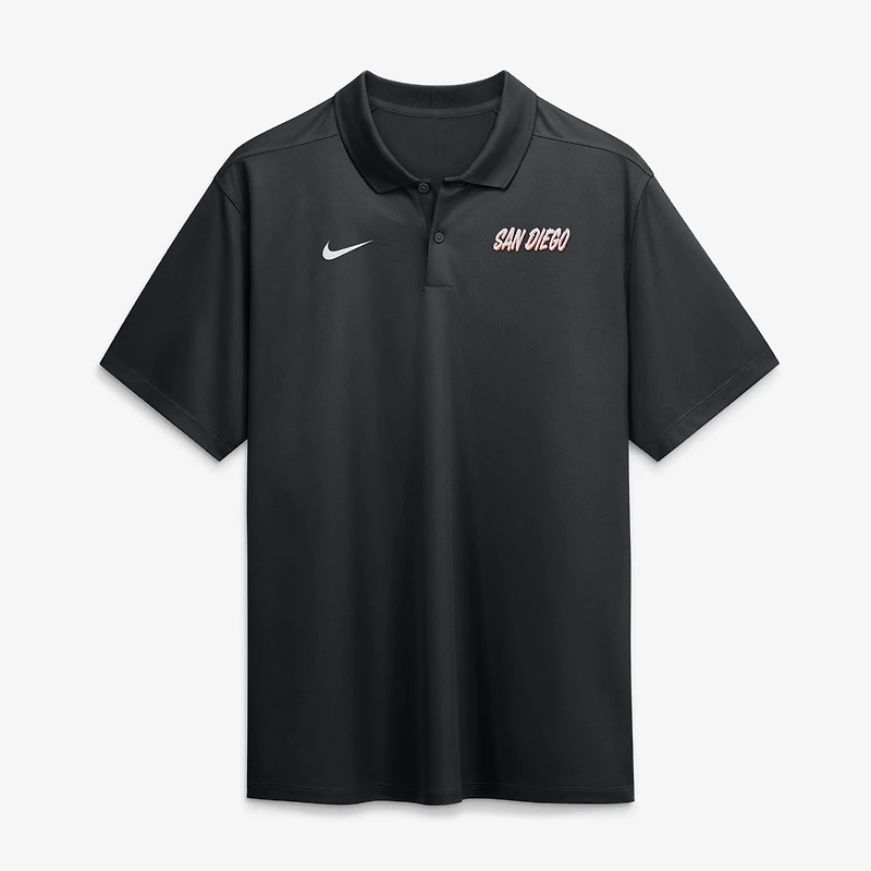 Men's Nike Black San Diego Padres City Connect Victory Dri-FIT Polo