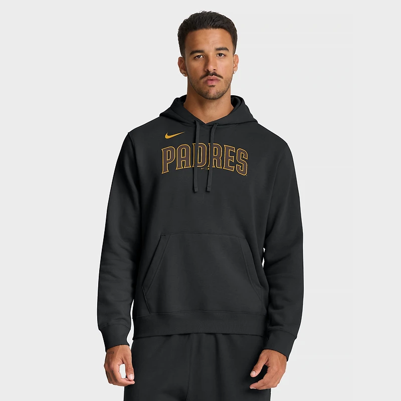 Men's Nike Black San Diego Padres Dri-Fit Club Hoodie