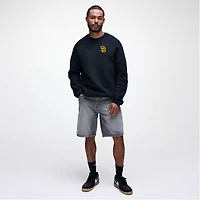 Men's Nike Black San Diego Padres Tech Fleece Raglan Sweatshirt