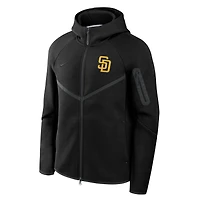 Men's Nike  Black San Diego Padres Tech Fleece Windrunner Full-Zip Hoodie Jacket