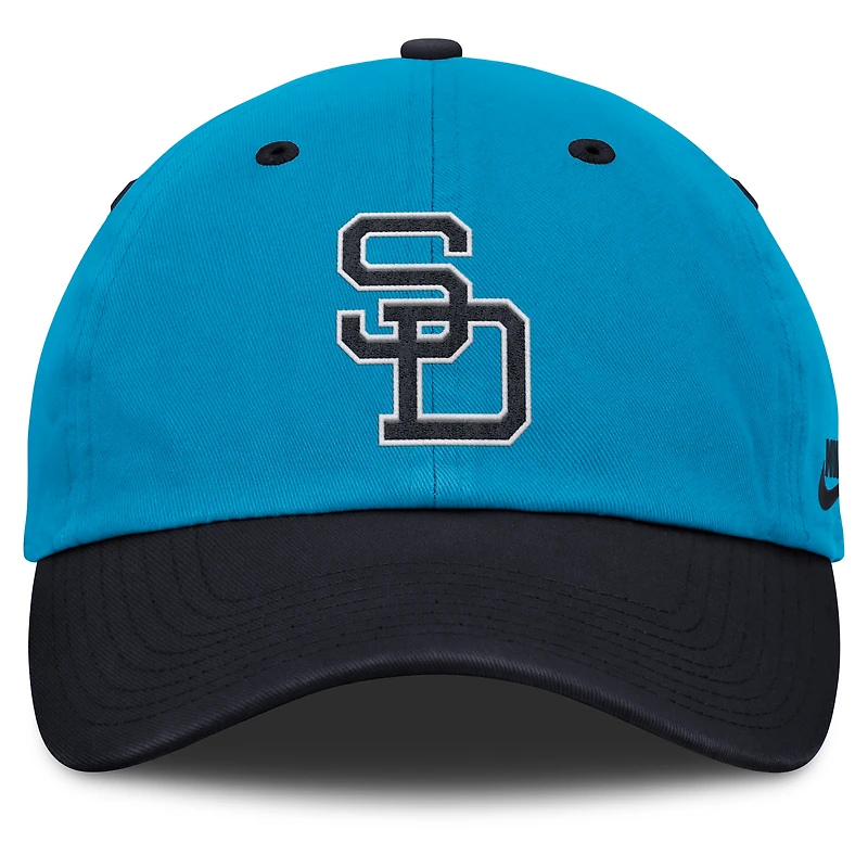 Men's Nike Blue/Navy San Diego Padres Neon 90s Club Adjustable Hat