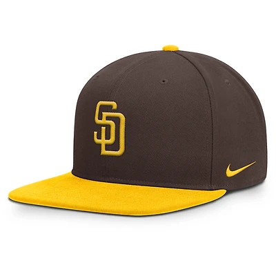 Men's Nike  Brown/Gold San Diego Padres Primetime Pro Dri-FIT Snapback Hat