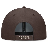 Casquette ajustable Nike Marron/Naturel San Diego Padres Statement Club Performance pour homme