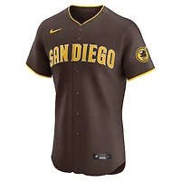 Maillot Nike marron Alternate Elite des Padres de San Diego pour homme