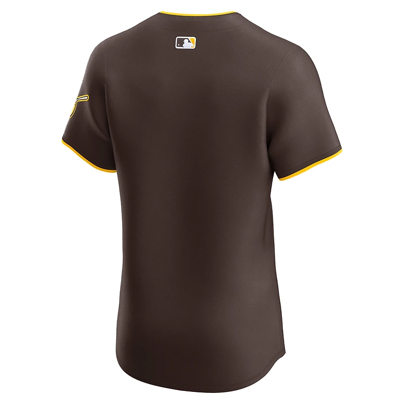Maillot Nike marron Alternate Elite des Padres de San Diego pour homme