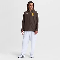 Veste à capuche zippée intégrale Nike marron San Diego Padres Authentic Collection pour homme