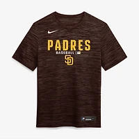 Men's Nike Brown San Diego Padres Authentic Collection Velocity Dri-FIT T-Shirt